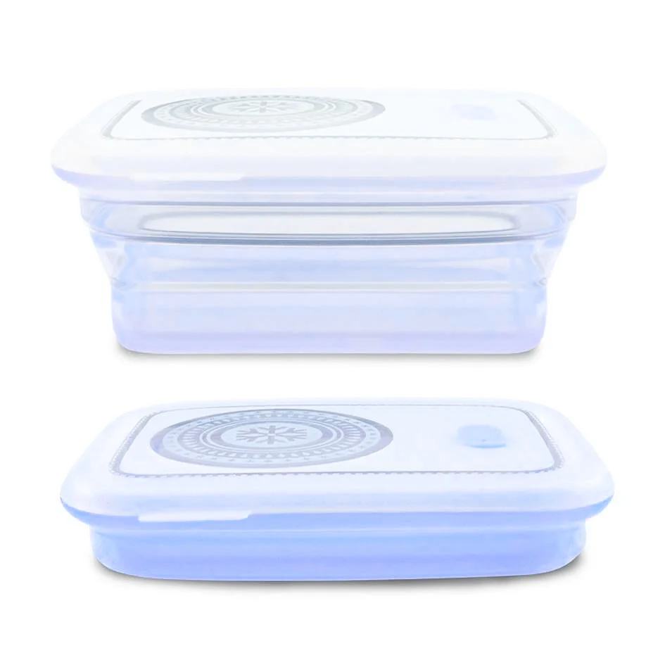 Silicone collapsible food storage container (860mL) - Image 2