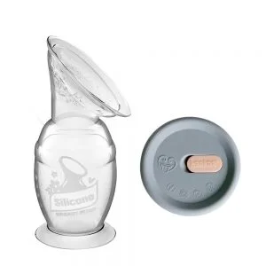 Haakaa Silicone Breast Pump with Suction Base Silicone Cap Combo