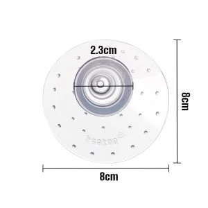 MHK037 - Round nipple teat size from above