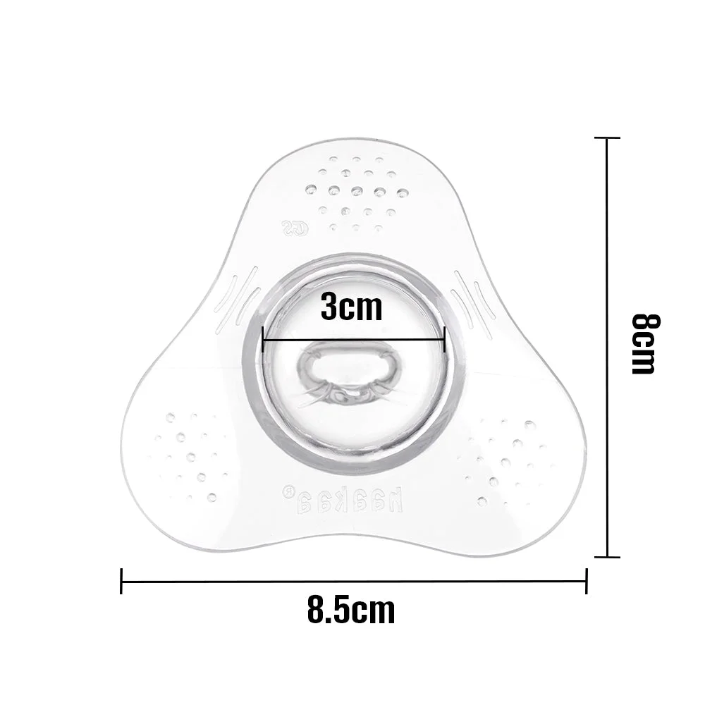 MHK082 - Triangular orthodontic teat size from above