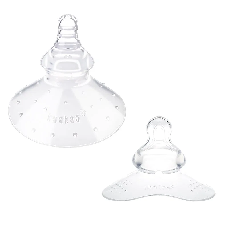 Triangular and round orthodontic nipple shield teat