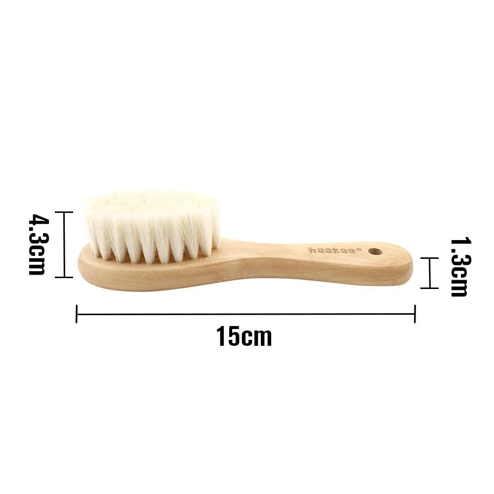 Haakaa Goat Wool Baby Hair Brush measurements