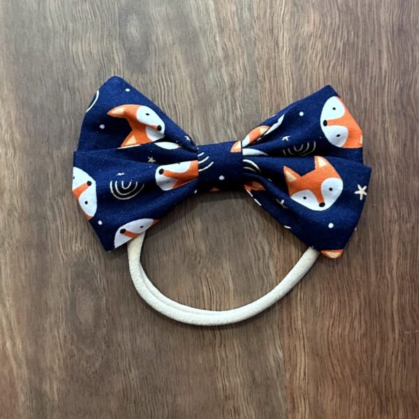 Butterfly bow headband - Foxes
