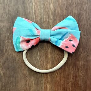 Butterfly bow headband - Watermelon